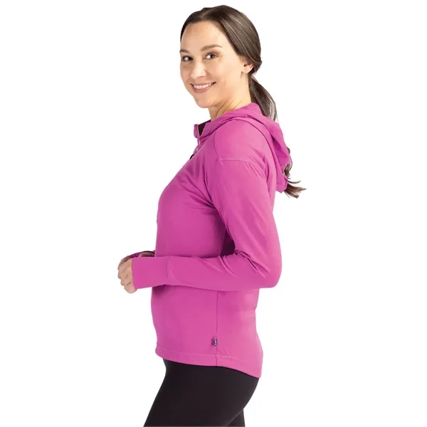 Cutter & Buck Daybreak Eco Recycled Womens Half Zip Hoodie - Cutter & Buck Daybreak Eco Recycled Womens Half Zip Hoodie - Image 18 of 51