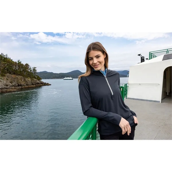 Cutter & Buck Daybreak Eco Recycled Womens Half Zip Hoodie - Cutter & Buck Daybreak Eco Recycled Womens Half Zip Hoodie - Image 32 of 51