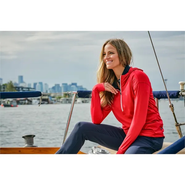 Cutter & Buck Daybreak Eco Recycled Womens Half Zip Hoodie - Cutter & Buck Daybreak Eco Recycled Womens Half Zip Hoodie - Image 41 of 51