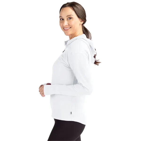 Cutter & Buck Daybreak Eco Recycled Womens Half Zip Hoodie - Cutter & Buck Daybreak Eco Recycled Womens Half Zip Hoodie - Image 47 of 51