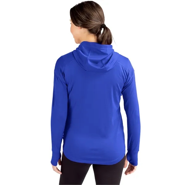 Cutter & Buck Daybreak Eco Recycled Womens Half Zip Hoodie - Cutter & Buck Daybreak Eco Recycled Womens Half Zip Hoodie - Image 50 of 51