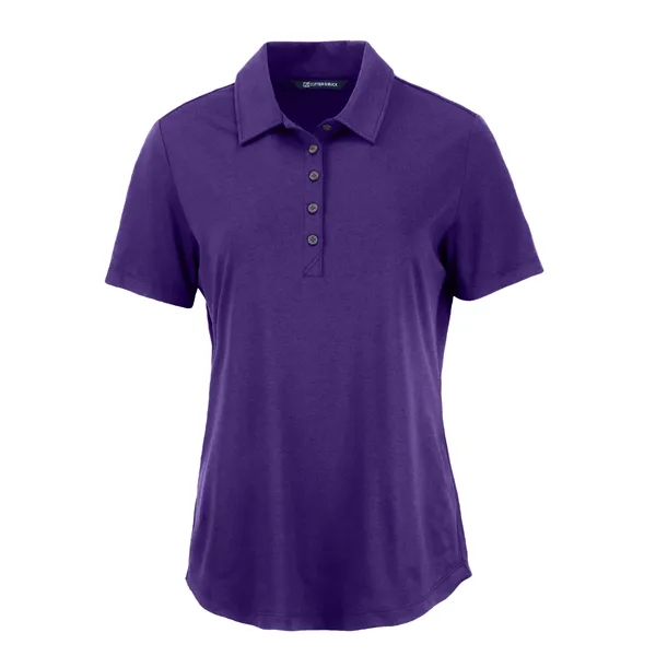 Cutter & Buck Coastline Epic Comfort Recycled Womens Polo - Cutter & Buck Coastline Epic Comfort Recycled Womens Polo - Image 92 of 111