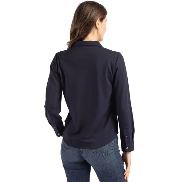 Cutter & Buck Advantage Tri-Blend Eco Soft Pique Long Sle... - Cutter & Buck Advantage Tri-Blend Eco Soft Pique Long Sle... - Image 13 of 18