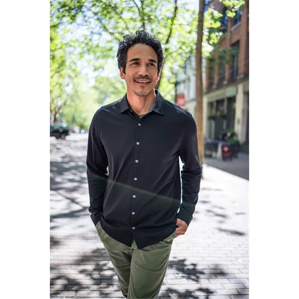 Cutter & Buck Advantage Tri-Blend Eco Soft Pique Long Sle... - Cutter & Buck Advantage Tri-Blend Eco Soft Pique Long Sle... - Image 1 of 19