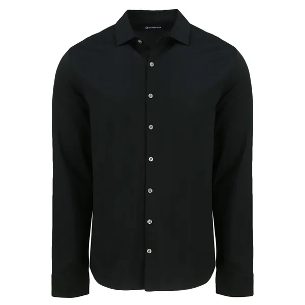 Cutter & Buck Advantage Tri-Blend Eco Soft Pique Long Sle... - Cutter & Buck Advantage Tri-Blend Eco Soft Pique Long Sle... - Image 5 of 19