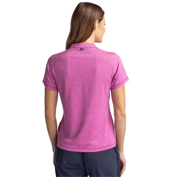 Cutter & Buck Forge Eco Heathered Stretch Womens Blade Top - Cutter & Buck Forge Eco Heathered Stretch Womens Blade Top - Image 38 of 83