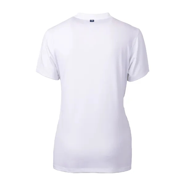 Cutter & Buck Forge Eco Heathered Stretch Womens Blade Top - Cutter & Buck Forge Eco Heathered Stretch Womens Blade Top - Image 67 of 83