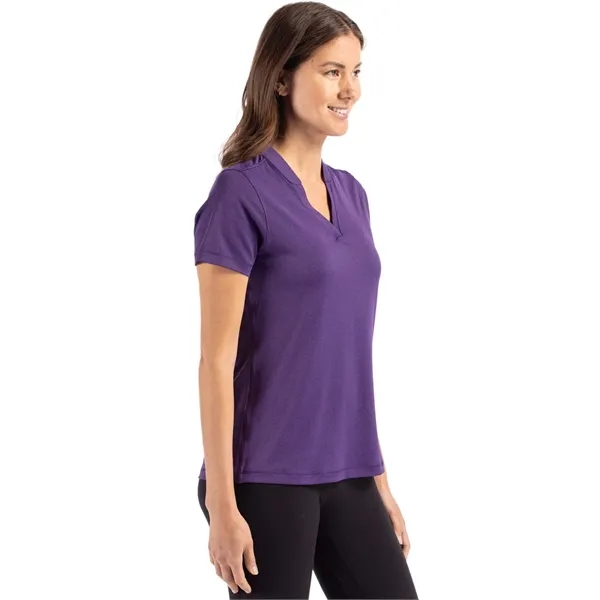 Cutter & Buck Forge Eco Heathered Stretch Womens Blade Top - Cutter & Buck Forge Eco Heathered Stretch Womens Blade Top - Image 71 of 83