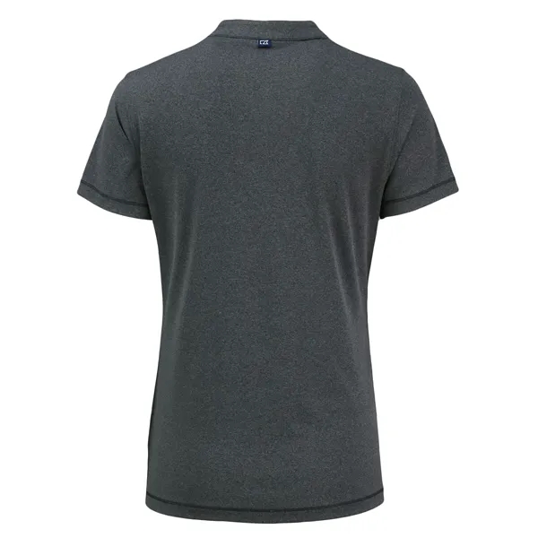 Cutter & Buck Forge Eco Heathered Stretch Womens Blade Top - Cutter & Buck Forge Eco Heathered Stretch Womens Blade Top - Image 73 of 83