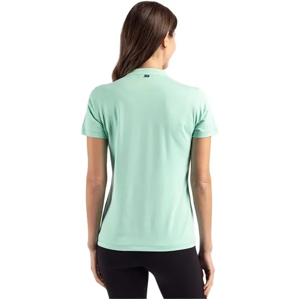Cutter & Buck Forge Eco Heathered Stretch Womens Blade Top - Cutter & Buck Forge Eco Heathered Stretch Womens Blade Top - Image 82 of 83