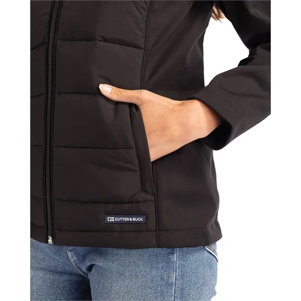 Cutter & Buck Evoke Recycled Honeycomb Fleece Womens Hybr...