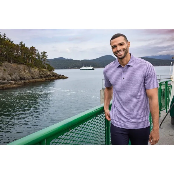 Cutter & Buck Forge Eco Heather Stripe Stretch Recycled M... - Cutter & Buck Forge Eco Heather Stripe Stretch Recycled M... - Image 42 of 70