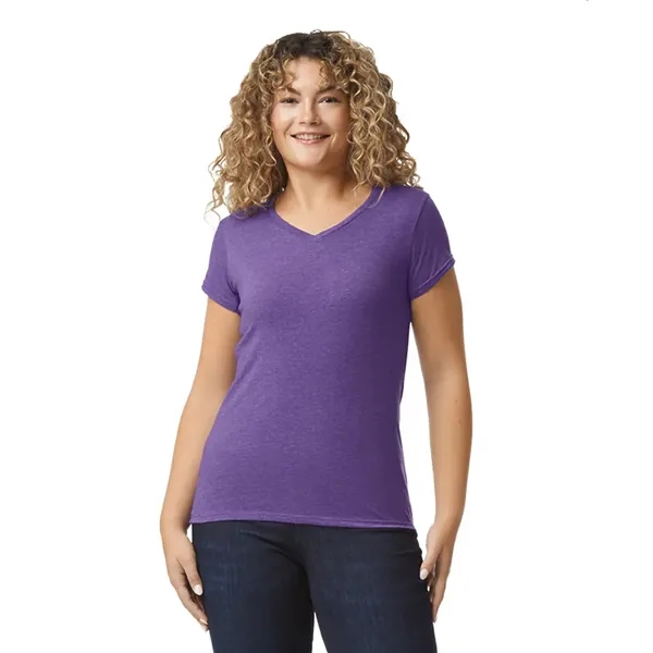 Gildan 4.5oz Ladies V-Neck T - Gildan 4.5oz Ladies V-Neck T - Image 18 of 29