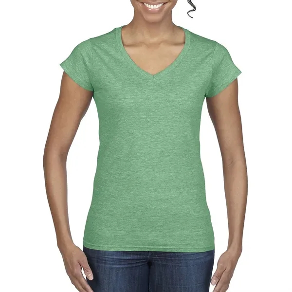 Gildan 4.5oz Ladies V-Neck T - Gildan 4.5oz Ladies V-Neck T - Image 20 of 29