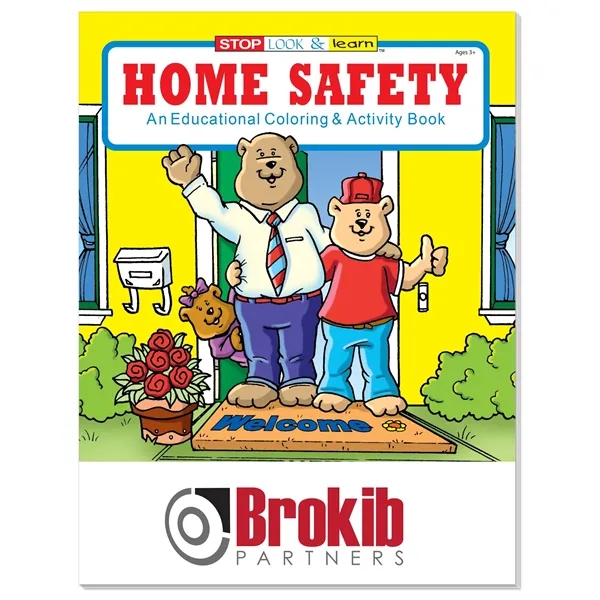 Coloring Book: Home Safety - Coloring Book: Home Safety - Image 0 of 2