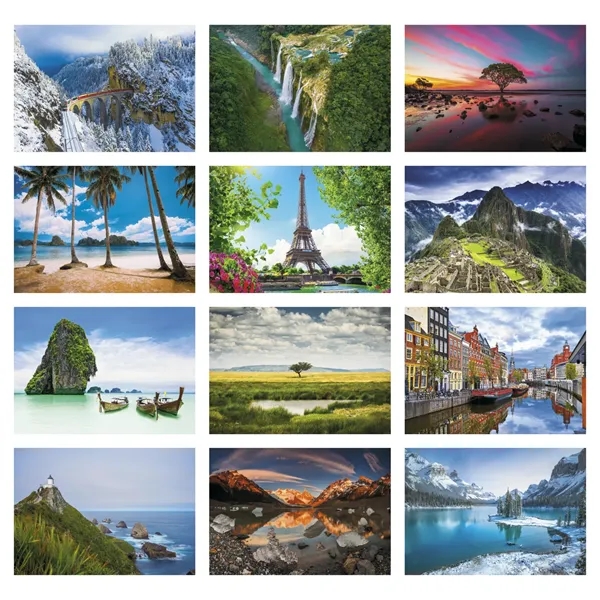Triumph® Calendars World Scenic Calendar - Triumph® Calendars World Scenic Calendar - Image 3 of 30