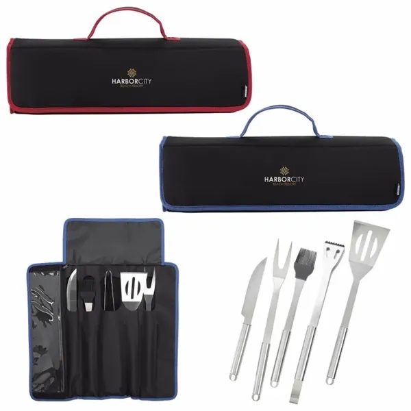 Koozie® Camp 5-piece BBQ Set - Koozie® Camp 5-piece BBQ Set - Image 0 of 1