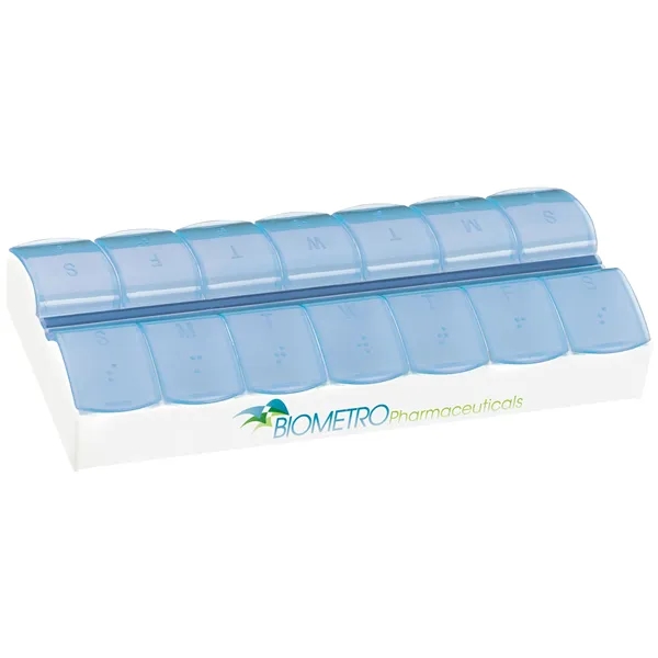 AM/PM Jumbo Easy Scoop Pill Box - AM/PM Jumbo Easy Scoop Pill Box - Image 4 of 8