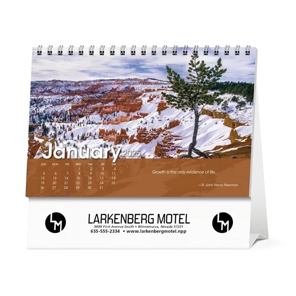 Triumph® Calendars Scenic Moments Large Desk Calendar - Triumph® Calendars Scenic Moments Large Desk Calendar - Image 1 of 38