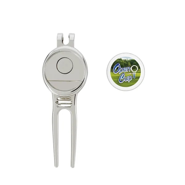 Good Value™ Golfers Divot Tool with Ball Marker - Good Value™ Golfers Divot Tool with Ball Marker - Image 6 of 7