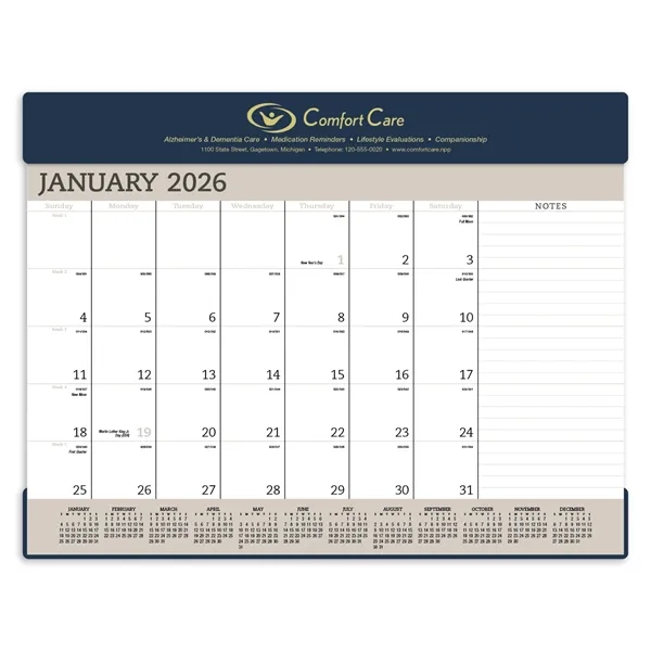 Triumph® Calendars Vinyl Desk Pad - Triumph® Calendars Vinyl Desk Pad - Image 3 of 12