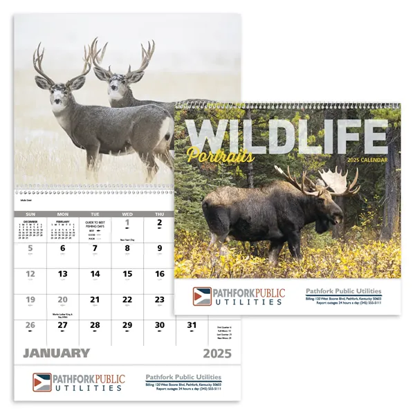 Good Value™ Wildlife Portraits - Spiral Calendar - Good Value™ Wildlife Portraits - Spiral Calendar - Image 0 of 31