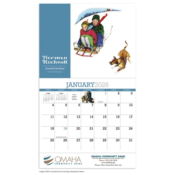 Products Norman Rockwell Appointment Calendar - Stapled - Products Norman Rockwell Appointment Calendar - Stapled - Image 6 of 31