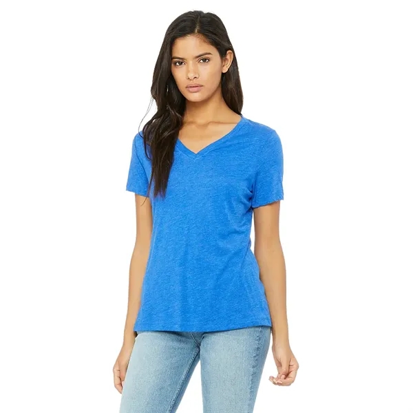 Bella+Canvas Women's Relaxed Jersey Short Sleeve V-neck Tee - Bella+Canvas Women's Relaxed Jersey Short Sleeve V-neck Tee - Image 25 of 25