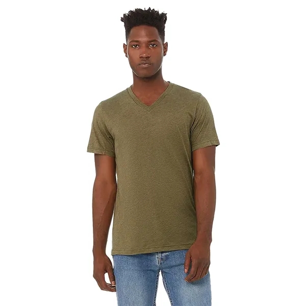 Bella+Canvas Unisex Triblend Short Sleeve V-neck Tee - Bella+Canvas Unisex Triblend Short Sleeve V-neck Tee - Image 3 of 22