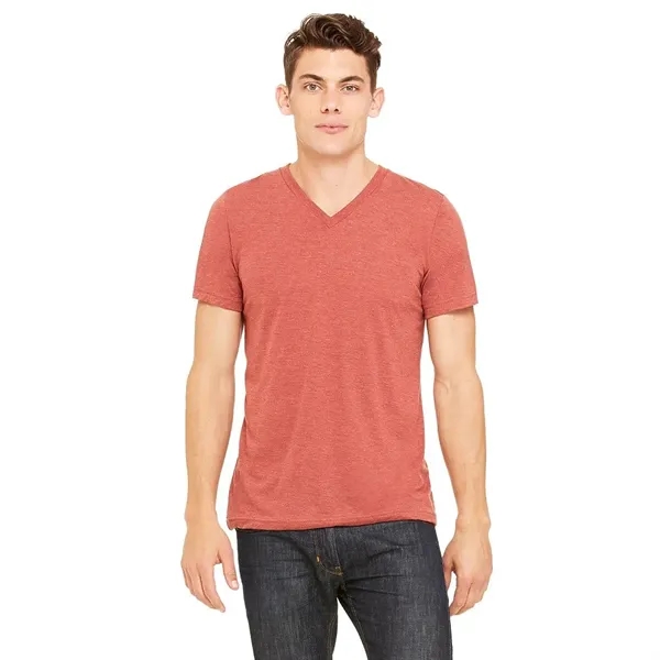 Bella+Canvas Unisex Triblend Short Sleeve V-neck Tee - Bella+Canvas Unisex Triblend Short Sleeve V-neck Tee - Image 12 of 22