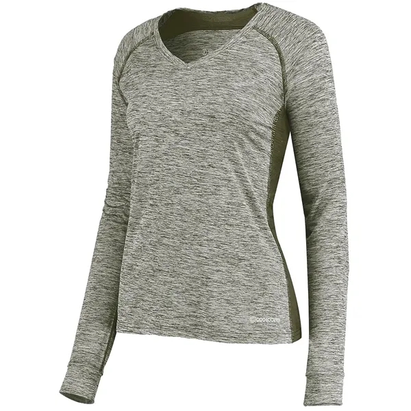 Holloway Ladies Electrify Coolcore Long Sleeve Tee - Holloway Ladies Electrify Coolcore Long Sleeve Tee - Image 10 of 13