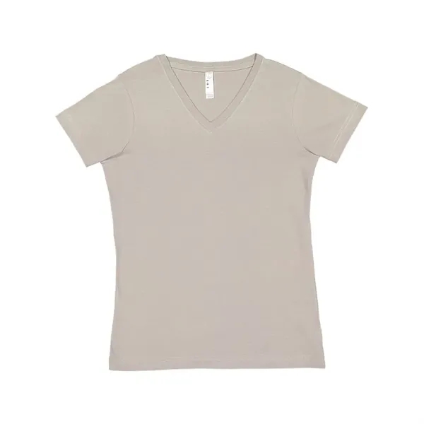 LAT 4.5oz 100% Ladies V Neck T - LAT 4.5oz 100% Ladies V Neck T - Image 51 of 51