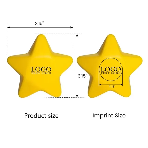 Custom Star Stress Ball - Custom Star Stress Ball - Image 2 of 13
