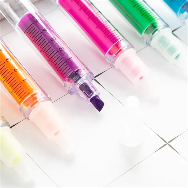 Syringe Shape Highlighter with Scale - Syringe Shape Highlighter with Scale - Image 2 of 6