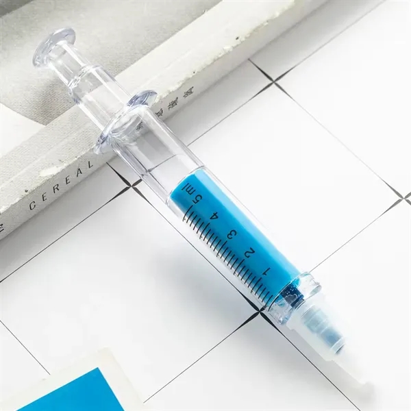 Syringe Shape Highlighter with Scale - Syringe Shape Highlighter with Scale - Image 3 of 6