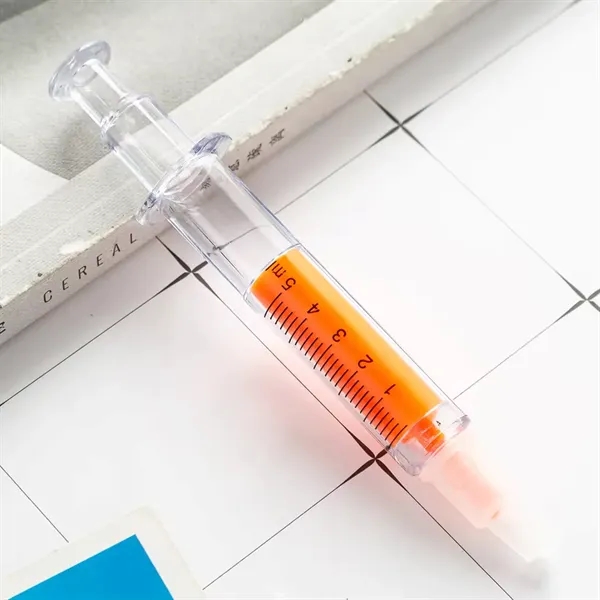 Syringe Shape Highlighter with Scale - Syringe Shape Highlighter with Scale - Image 5 of 6