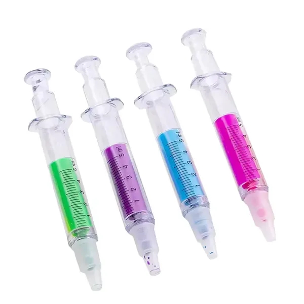 Syringe Shape Highlighter with Scale - Syringe Shape Highlighter with Scale - Image 0 of 6