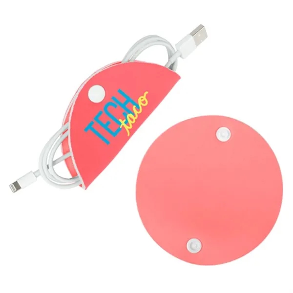 PU Cord Organizer Earphones Storage Strap - PU Cord Organizer Earphones Storage Strap - Image 0 of 3