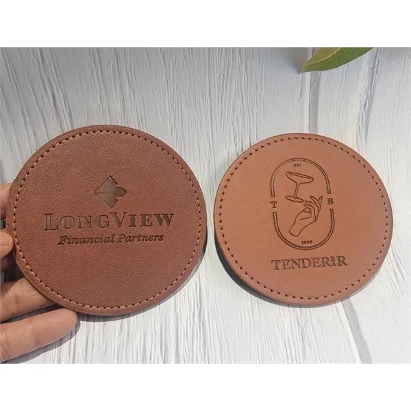 PU Coffee Cup Coaster - PU Coffee Cup Coaster - Image 5 of 6