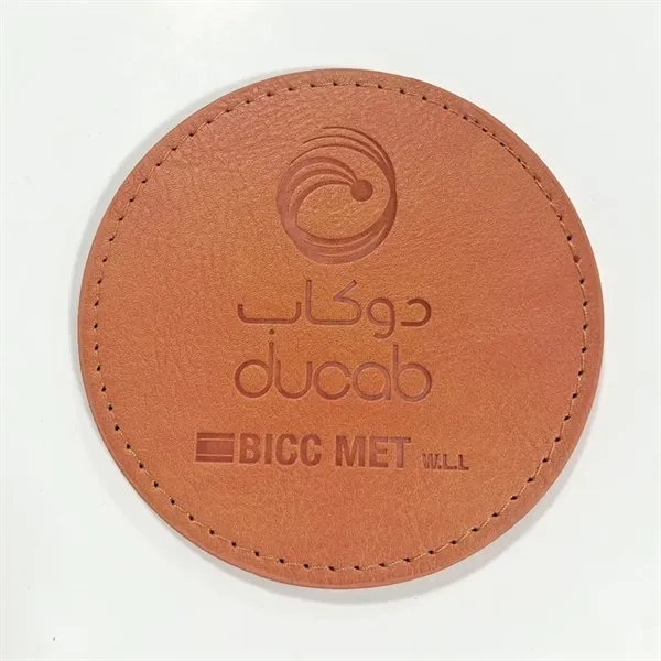 PU Coffee Cup Coaster - PU Coffee Cup Coaster - Image 6 of 6