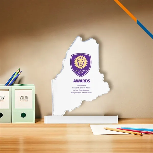 Zilon Maine Crystal Award - Zilon Maine Crystal Award - Image 1 of 3