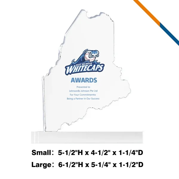 Zilon Maine Crystal Award - Zilon Maine Crystal Award - Image 2 of 3