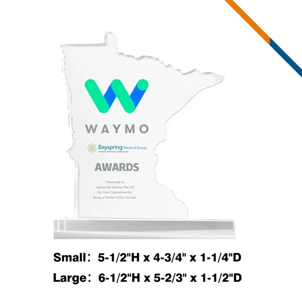 Frolix Minnesota Crystal Award - Frolix Minnesota Crystal Award - Image 2 of 3