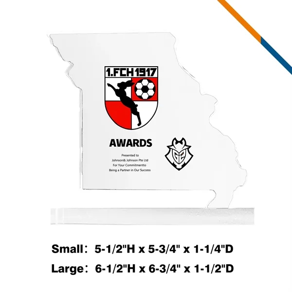 Vorie Missouri Crystal Award - Vorie Missouri Crystal Award - Image 2 of 3