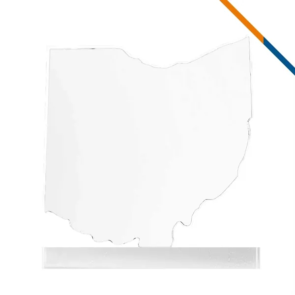 Crafla Ohio Crystal Award - Crafla Ohio Crystal Award - Image 3 of 3