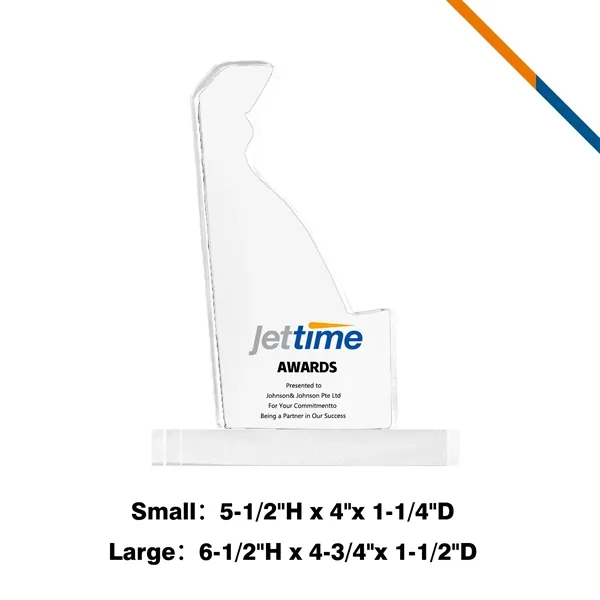 Arvle Delaware Crystal Award - Arvle Delaware Crystal Award - Image 2 of 3