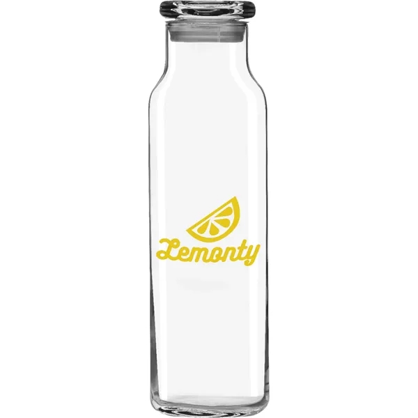Glass Water Bottle w/ Lid 24 oz. - Glass Water Bottle w/ Lid 24 oz. - Image 0 of 4