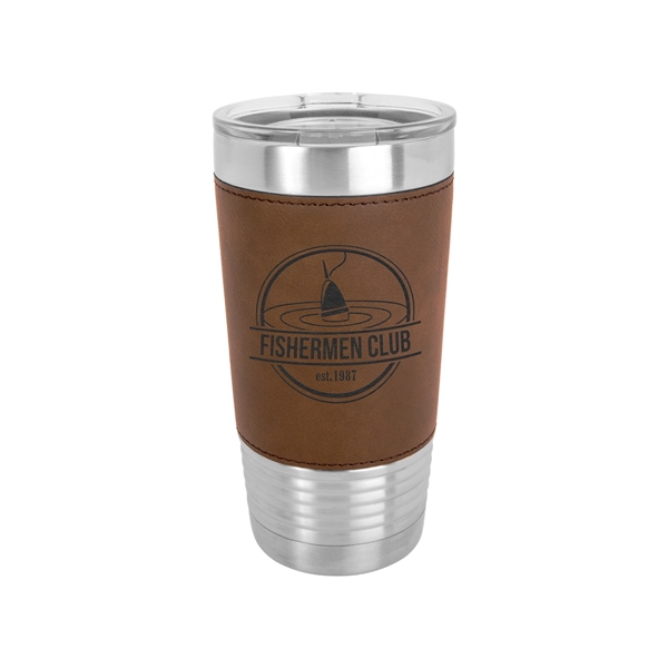 Polar Camel 20oz Leatherette/Stainless Steel Tumblers - Polar Camel 20oz Leatherette/Stainless Steel Tumblers - Image 4 of 29