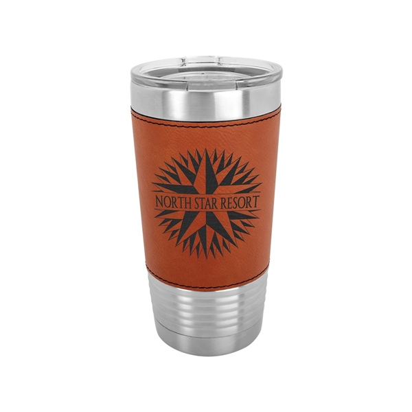 Polar Camel 20oz Leatherette/Stainless Steel Tumblers - Polar Camel 20oz Leatherette/Stainless Steel Tumblers - Image 8 of 29