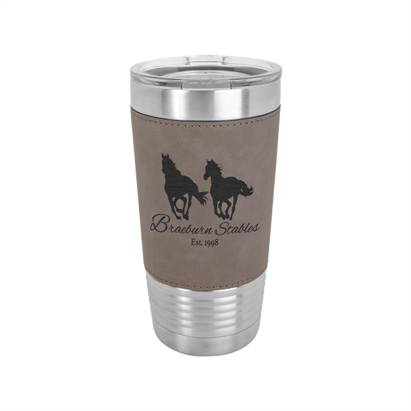 Polar Camel 20oz Leatherette/Stainless Steel Tumblers - Polar Camel 20oz Leatherette/Stainless Steel Tumblers - Image 10 of 29